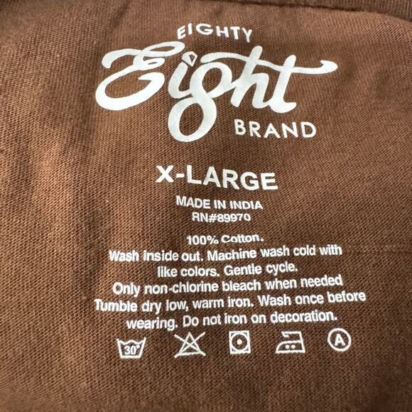 Eighty-Eight Men's Mushroom Brown Graphic T-Shirt Size XL - Picture 6 of 6